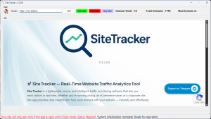 معرفی نرم افزار بازدید سایت نسخه ۲.۲.۰.۰ (Site Tracker)